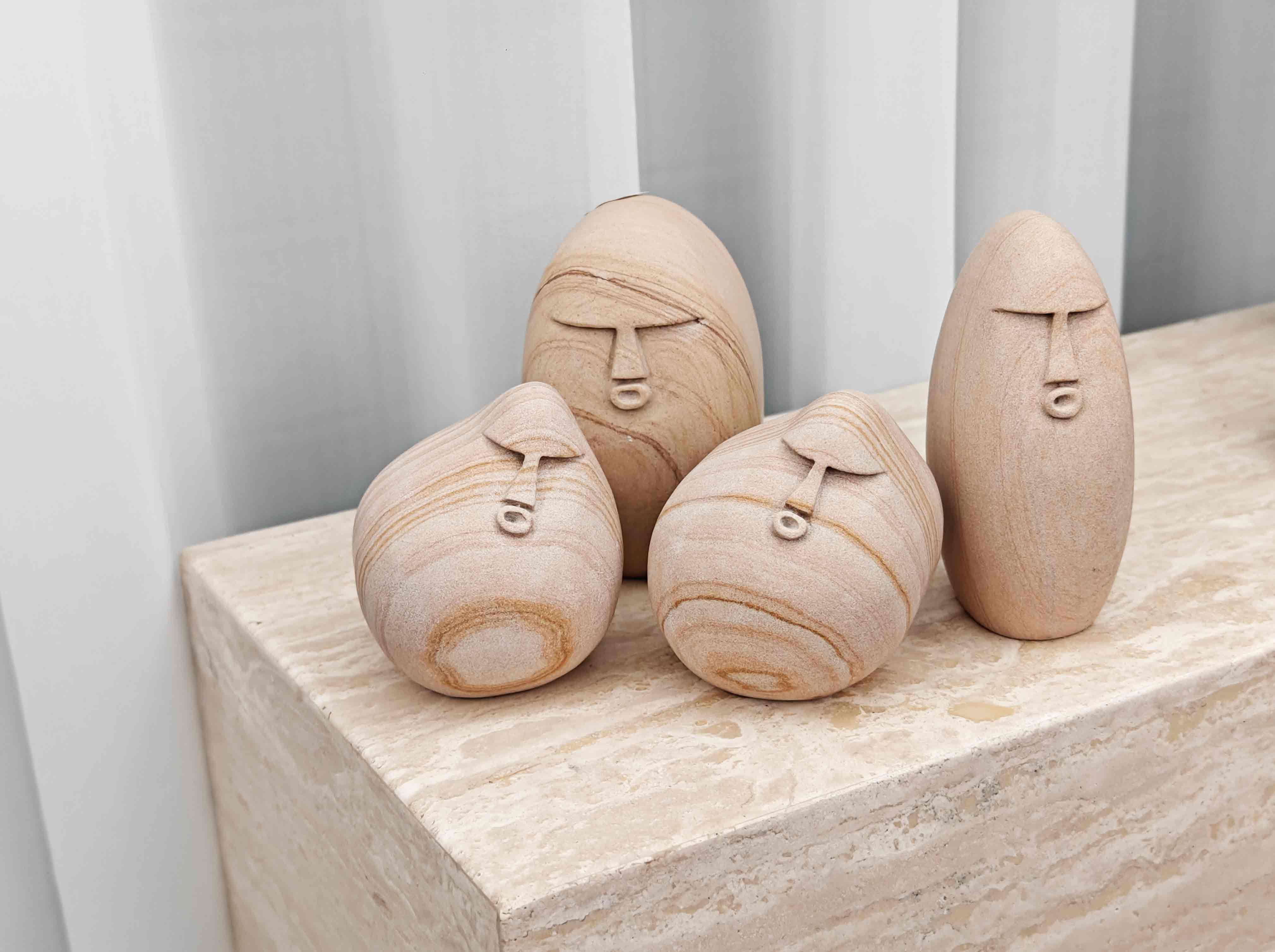 Stone-faced